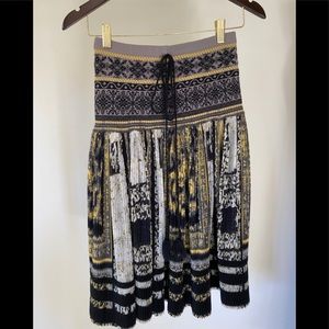 jean paul gaultier midi skirt